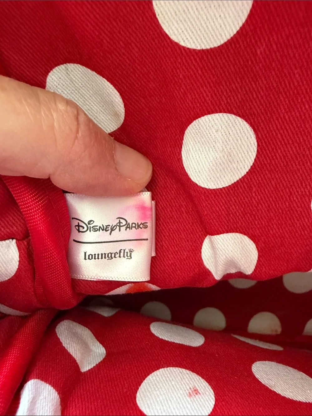 DISNEY x LOUNGEFLY Minnie Mouse Sequin Polka Dot Mini Backpack